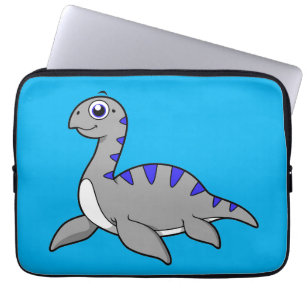 Cute Illustration Of A Loch Ness Monster. Laptop Sleeve