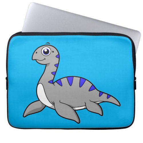 Cute Illustration Of A Loch Ness Monster Laptop Sleeve