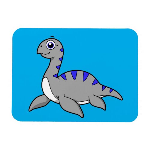 Cute Illustration Of A Loch Ness Monster Magnet