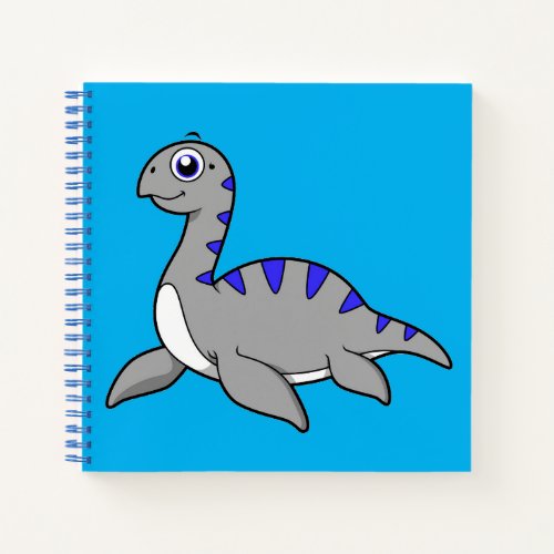 Cute Illustration Of A Loch Ness Monster Notebook