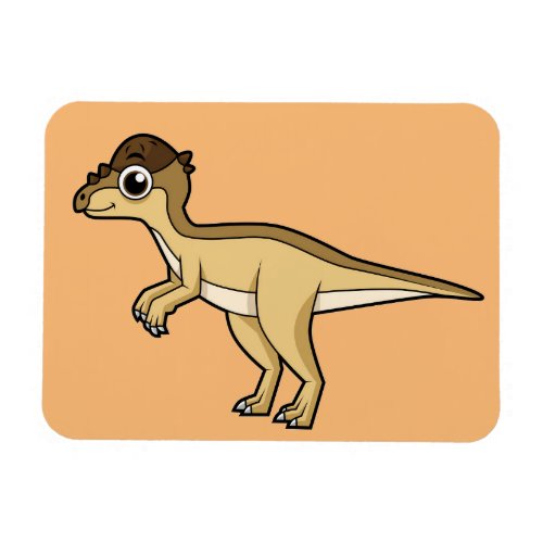 Cute Illustration Of A Pachycephalosaurus Dinosaur Magnet