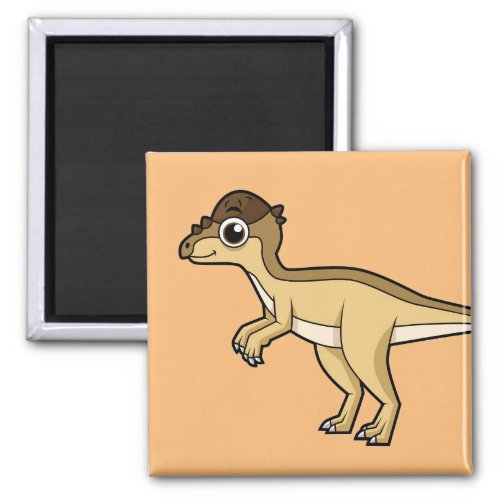 Cute Illustration Of A Pachycephalosaurus Dinosaur Magnet
