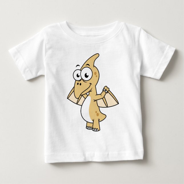Cute Illustration Of A Pterodactyl. 2 Baby T-Shirt (Front)
