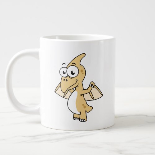 Cute Illustration Of A Pterodactyl 2 Giant Coffee Mug