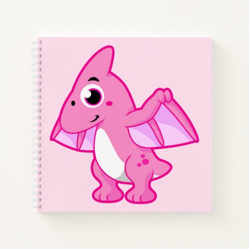 Cute Illustration Of A Pterodactyl Notebook