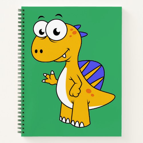 Cute Illustration Of A Spinosaurus 2 Notebook