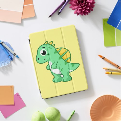 Cute Illustration Of A Spinosaurus iPad Air Cover