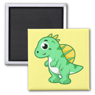Cute Illustration Of A Spinosaurus. Magnet