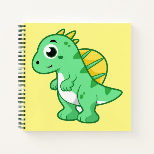 Cute Illustration Of A Spinosaurus Notebook