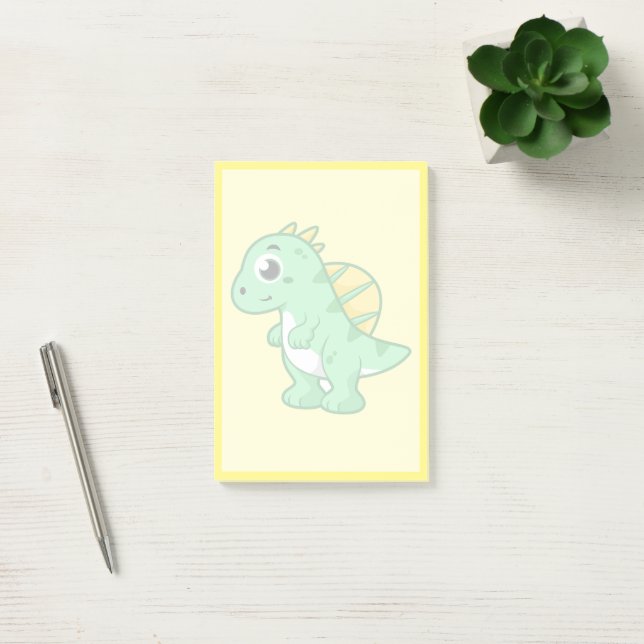 Cute Illustration Of A Spinosaurus. Post-it Notes (Office)