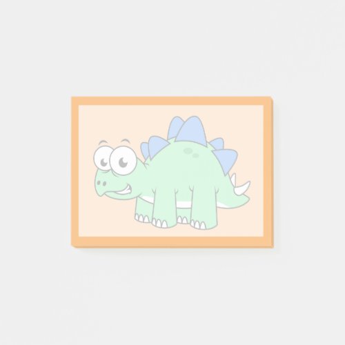 Cute Illustration Of A Stegosaurus 2 Post_it Notes