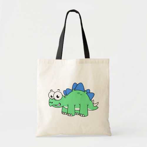 Cute Illustration Of A Stegosaurus 2 Tote Bag