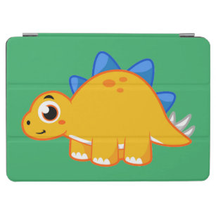 Cute Illustration Of A Stegosaurus. iPad Air Cover