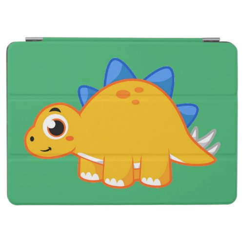 Cute Illustration Of A Stegosaurus iPad Air Cover