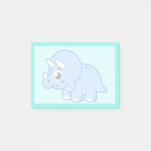 Cute Illustration Of A Triceratops Dinosaur Post_it Notes