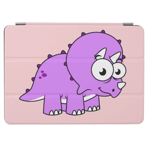 Cute Illustration Of A Triceratops iPad Air Cover