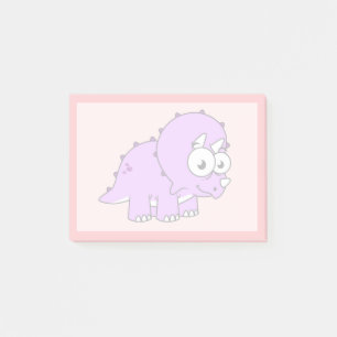 Cute Illustration Of A Triceratops. Post-it Notes
