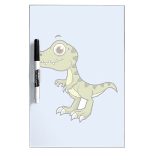 Cute Illustration Of A Tyrannosaurus Rex. Dry Erase Board