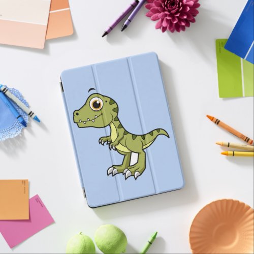 Cute Illustration Of A Tyrannosaurus Rex iPad Air Cover