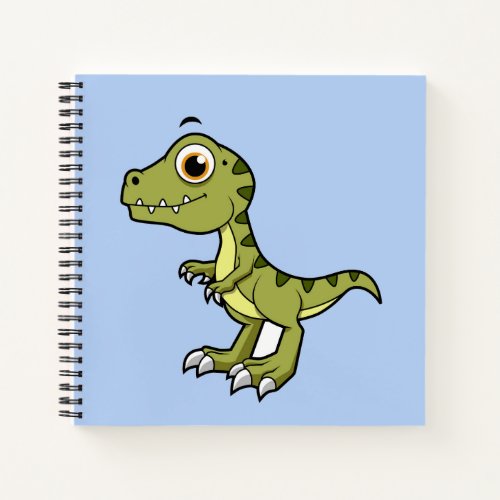 Cute Illustration Of A Tyrannosaurus Rex Notebook