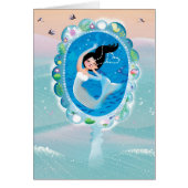 Cute illustration of mermaids' day on the Beach (Front)