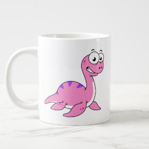 Cute Illustration Of The Loch Ness Monster. Giant Coffee Mug