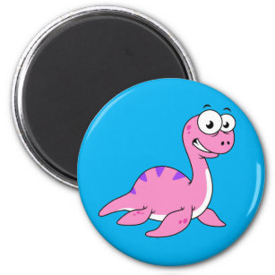 Cute Illustration Of The Loch Ness Monster. Magnet