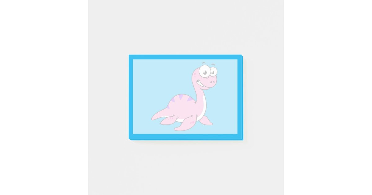 Cute Illustration Of The Loch Ness Monster. Post-it Notes | Zazzle