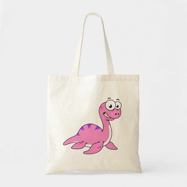 Cute Illustration Of The Loch Ness Monster. Tote Bag (Front)