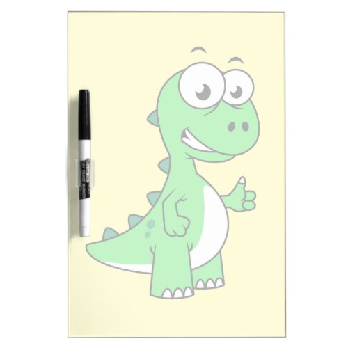 Cute Illustration Of Tyrannosaurus Rex 2 Dry Erase Board