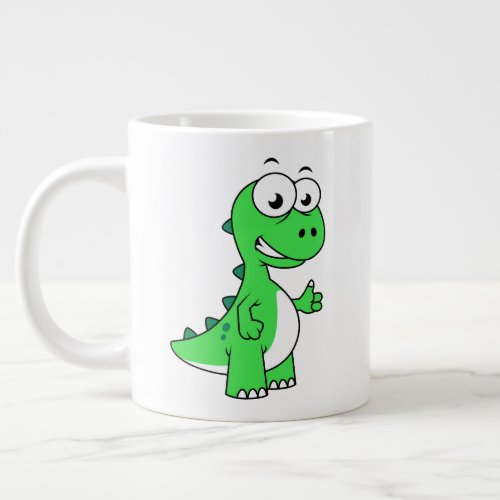 Cute Illustration Of Tyrannosaurus Rex 2 Giant Coffee Mug