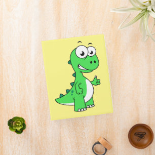 Cute Illustration Of Tyrannosaurus Rex. 2 Mini Binder