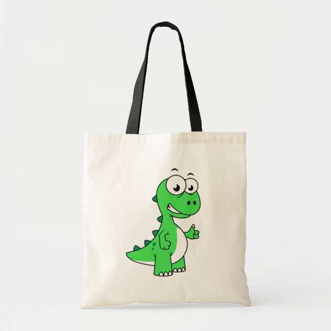 Cute Illustration Of Tyrannosaurus Rex. 2 Tote Bag (Front)