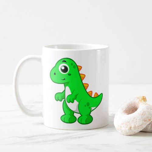 Cute Illustration Of Tyrannosaurus Rex Coffee Mug