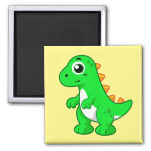 Cute Illustration Of Tyrannosaurus Rex. Magnet