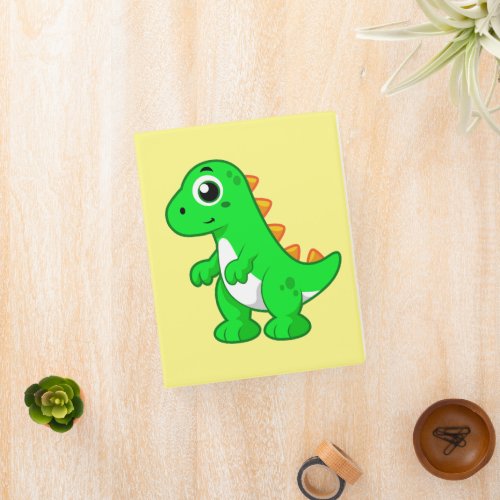Cute Illustration Of Tyrannosaurus Rex Mini Binder