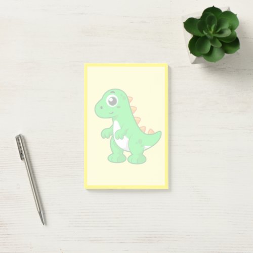 Cute Illustration Of Tyrannosaurus Rex Post_it Notes