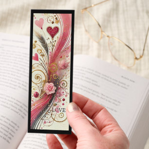 Cute Illustration Of Valentine's Day Bookmarks