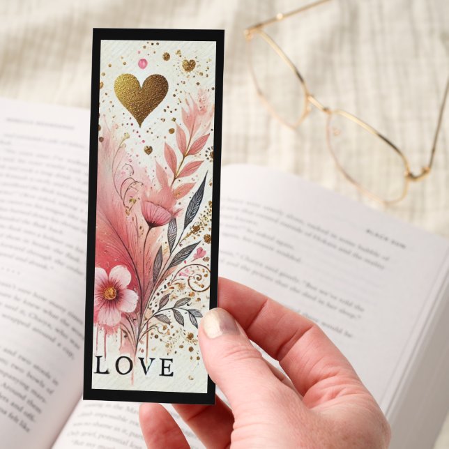 Cute Illustration Of Valentine's Day Bookmarks (Hand)