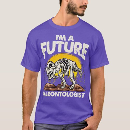 Cute Im A Future Paleontologist Dinosaur Obsessed T_Shirt