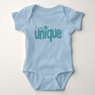 cute i'm unique one of a kind design toddler baby bodysuit