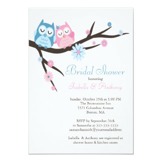 Orange Fuschia Wedding Invitations From 1 18 Hotref Com Owl Wedding Invitation Square Card Cute