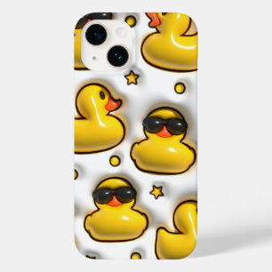 Cute Inflate bubble rubber duck tumbler Case-Mate iPhone 14 Case