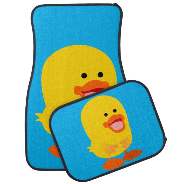 Cute Innocent Cartoon Duckling Car Mats (Set)
