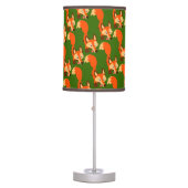 Cute Inquisitive Cartoon Fox Table Lamp (Front)