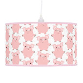 Cute Inquisitive Cartoon Pigs Pendant Lamp (Right)