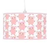 Cute Inquisitive Cartoon Pigs Pendant Lamp (Left)