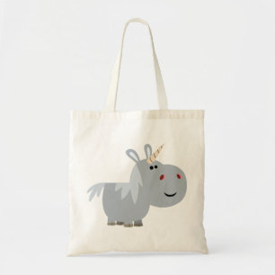 Cute Inscrutable Cartoon Unicorn Bag