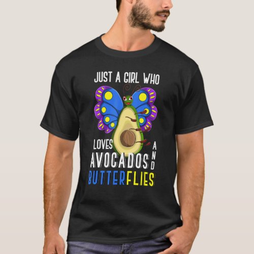 Cute Insect Just A Girl Who Loves Avocados And But T_Shirt
