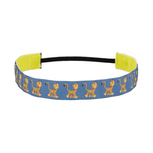 Cute Insouciant Cartoon Cheetah Headband